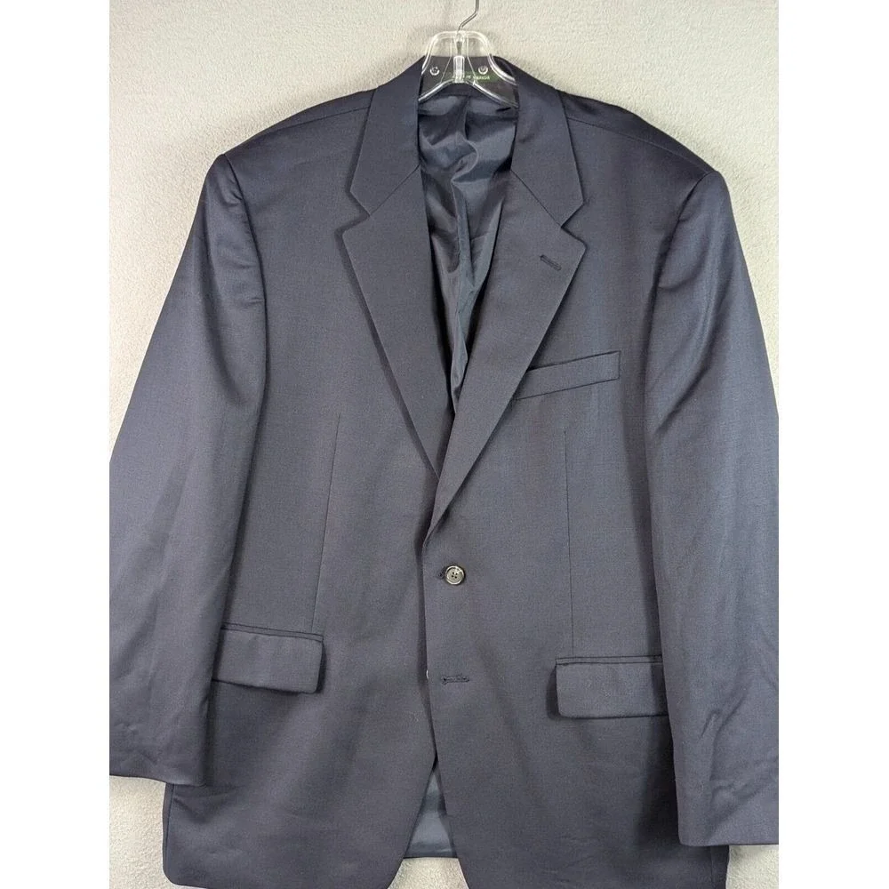 Lauren Ralph Lauren Wool Sport Jacket Men's 44R Navy 2 Button Corpcore Office